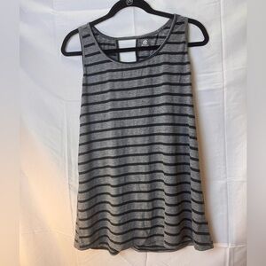 Champion Gray and Black Stripe Athletic Tank Top Size XXL